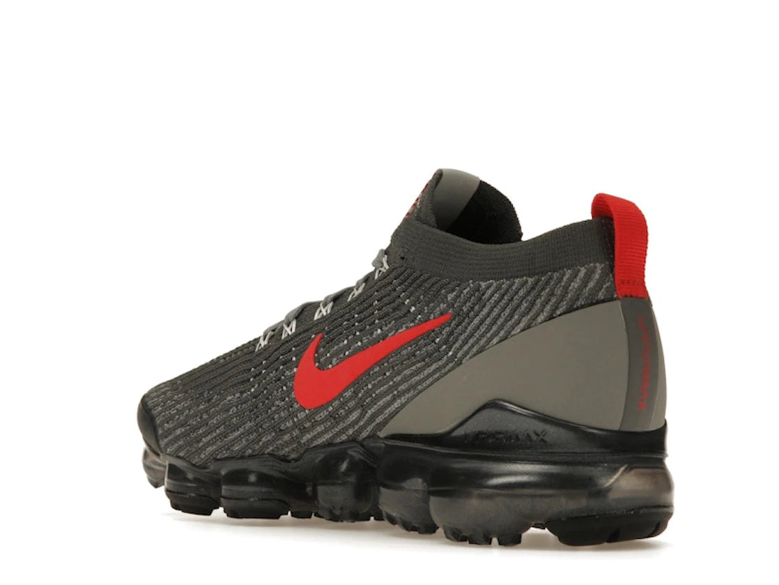 Nike Air VaporMax Flyknit 3 Grey Track Red - vue secondaire B
