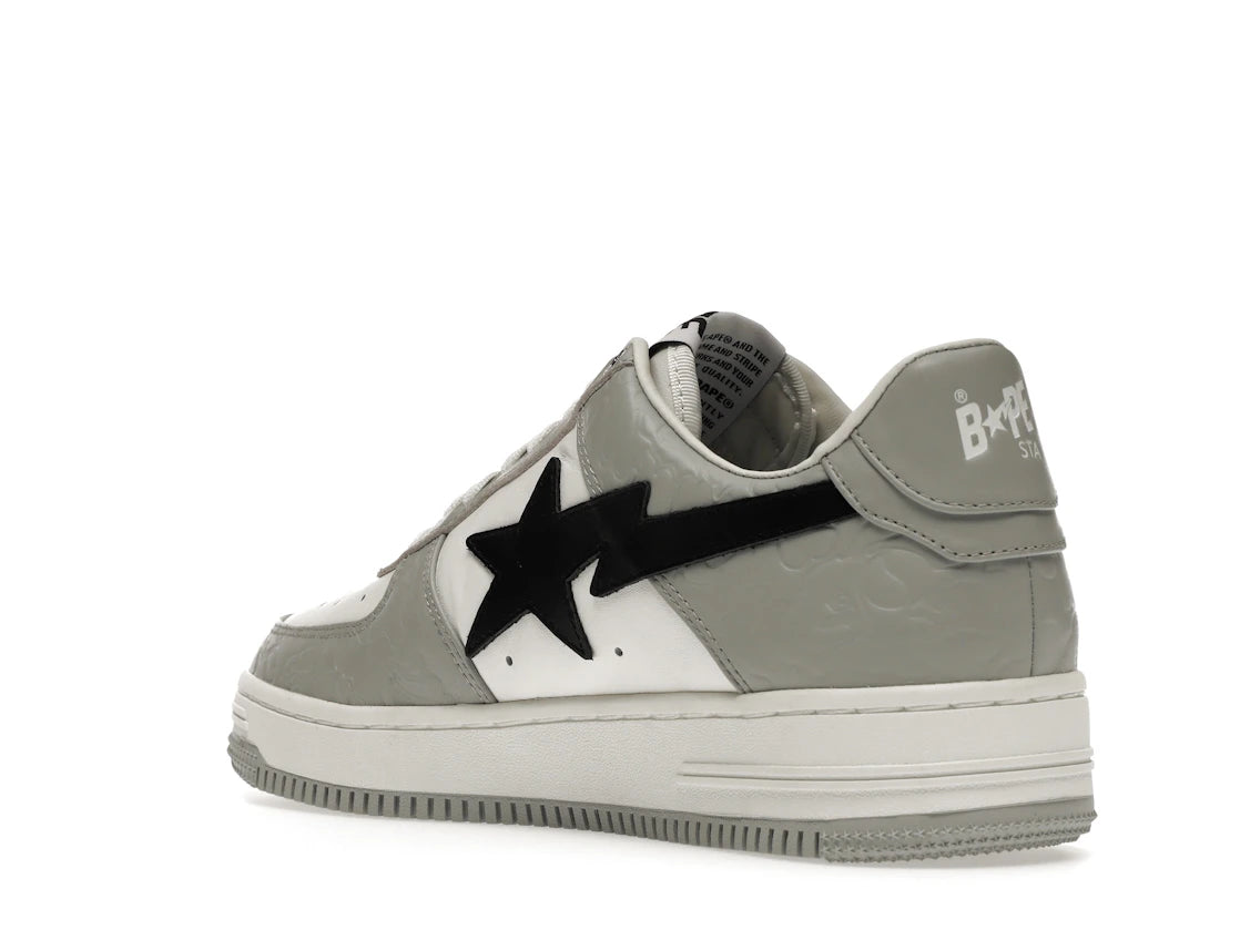 A Bathing Ape Bape Sta Low Grey Black - vue secondaire B