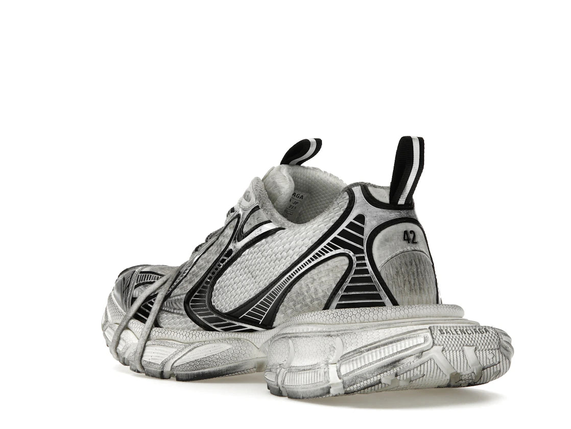 Balenciaga 3XL White Black Distress - vue secondaire B