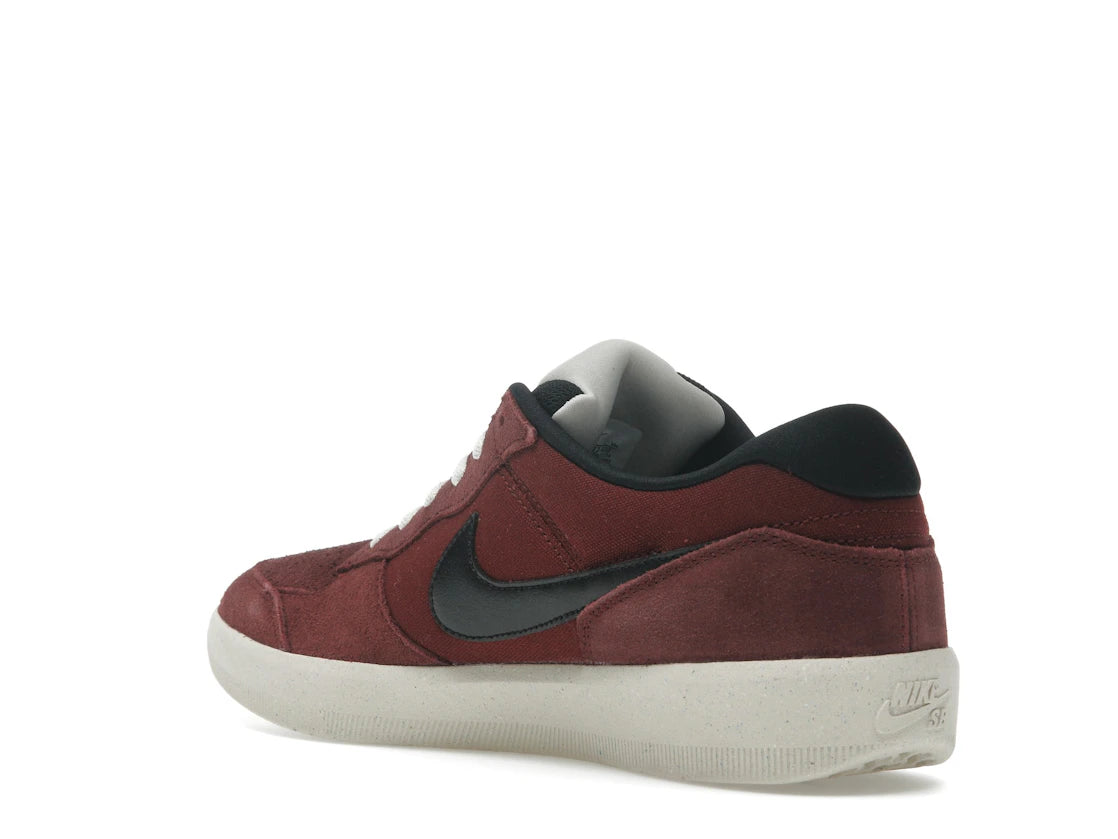 Nike SB Force 58 Dark Team Red Black Light Orewood Brown - vue secondaire B