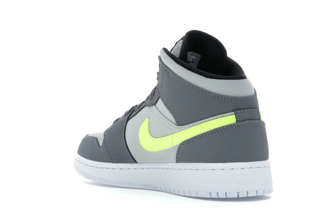 Jordan 1 Mid Gunsmoke Volt (GS) - vue secondaire B