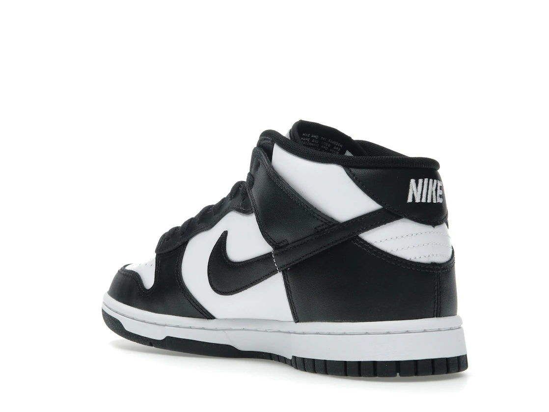Nike Dunk Mid Leather Panda - vue secondaire B