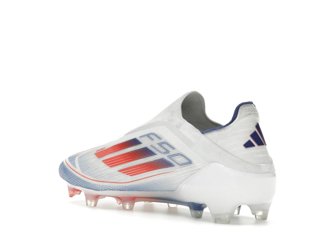 adidas F50 Elite Laceless FG Cloud White Solar Red Lucid Blue - vue secondaire B