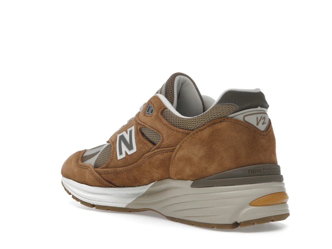 New Balance 991v2 MiUK Caramel Cafe - vue secondaire B