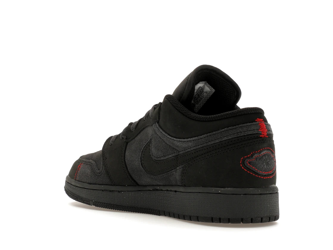 Jordan 1 Low SE Craft Dark Smoke Red (GS) - vue secondaire B