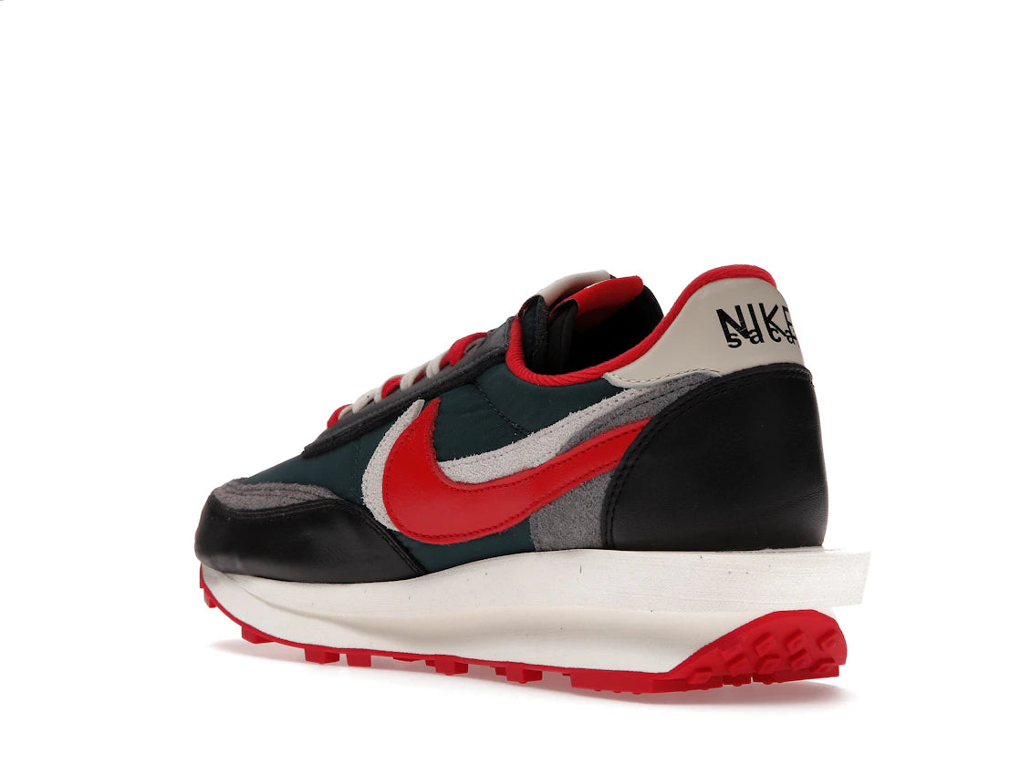 Nike LD Waffle sacai Undercover Midnight Spruce University Red - vue secondaire B