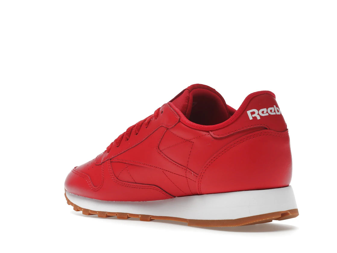 Reebok Classic Leather Red Footwear White - vue secondaire B