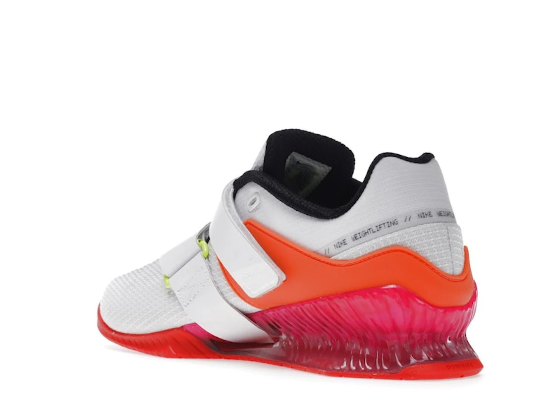 Nike Romaleos 4 SE White Bright Crimson Pink - vue secondaire B