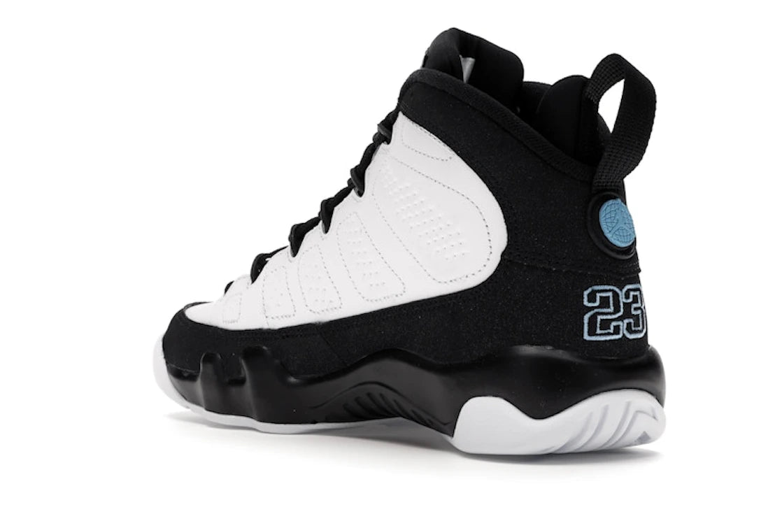 Jordan 9 Retro University Blue (GS) - vue secondaire B