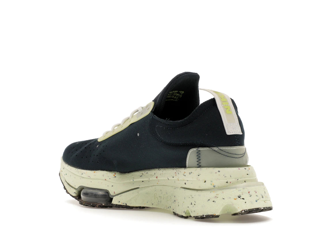 Nike Air Zoom Type Crater Navy Yellow - vue secondaire B
