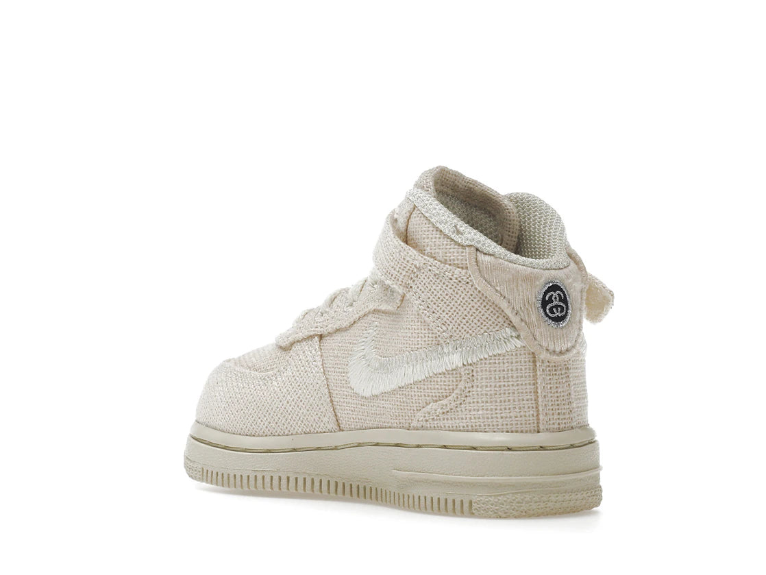 Nike Air Force 1 Mid Stussy Fossil (TD) - vue secondaire B
