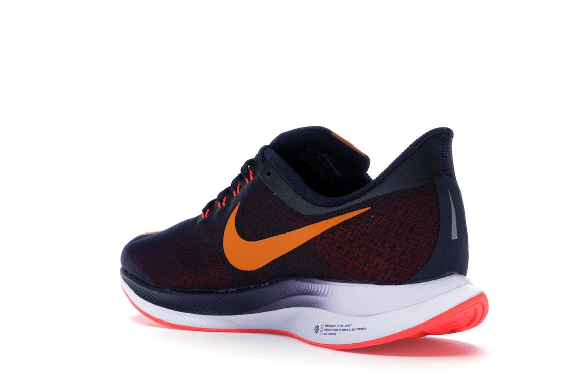 Nike Zoom Pegasus 35 Turbo Blackened Blue Orange Peel - vue secondaire B