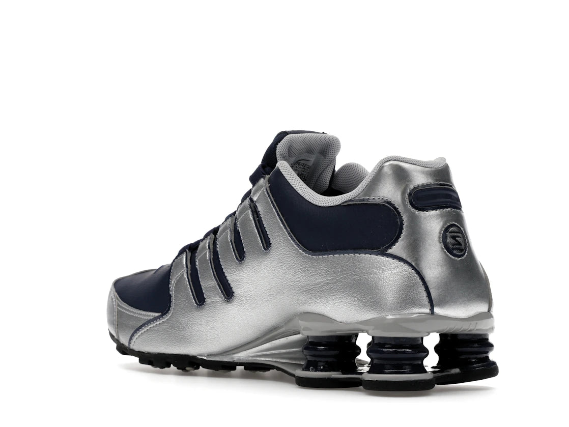 Nike Shox NZ Midnight Navy Metallic Silver - vue secondaire B