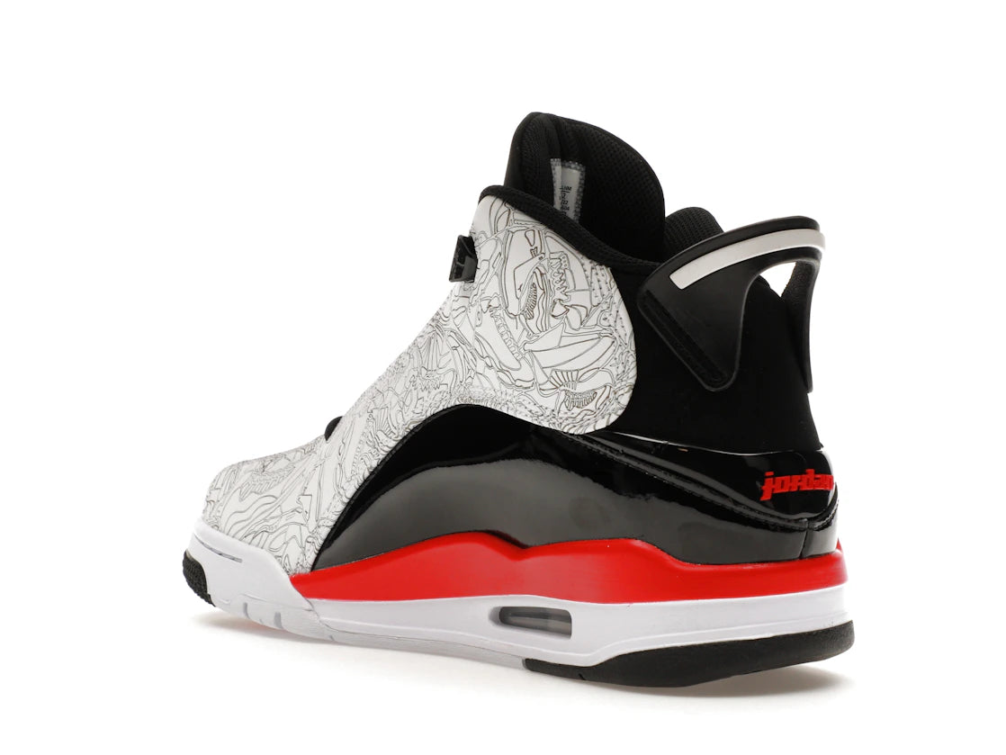 Jordan Dub Zero Fire Red - vue secondaire B
