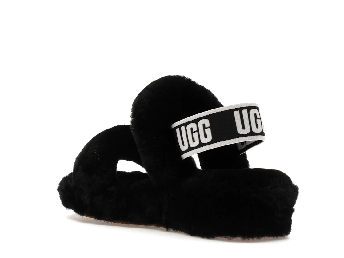 UGG Oh Yeah Slide Black (Women's) - vue secondaire B