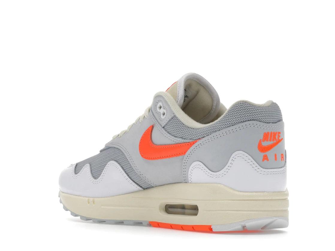 Nike Air Max 1 Patta Waves White Hyper Crimson (With Bracelet) - vue secondaire B