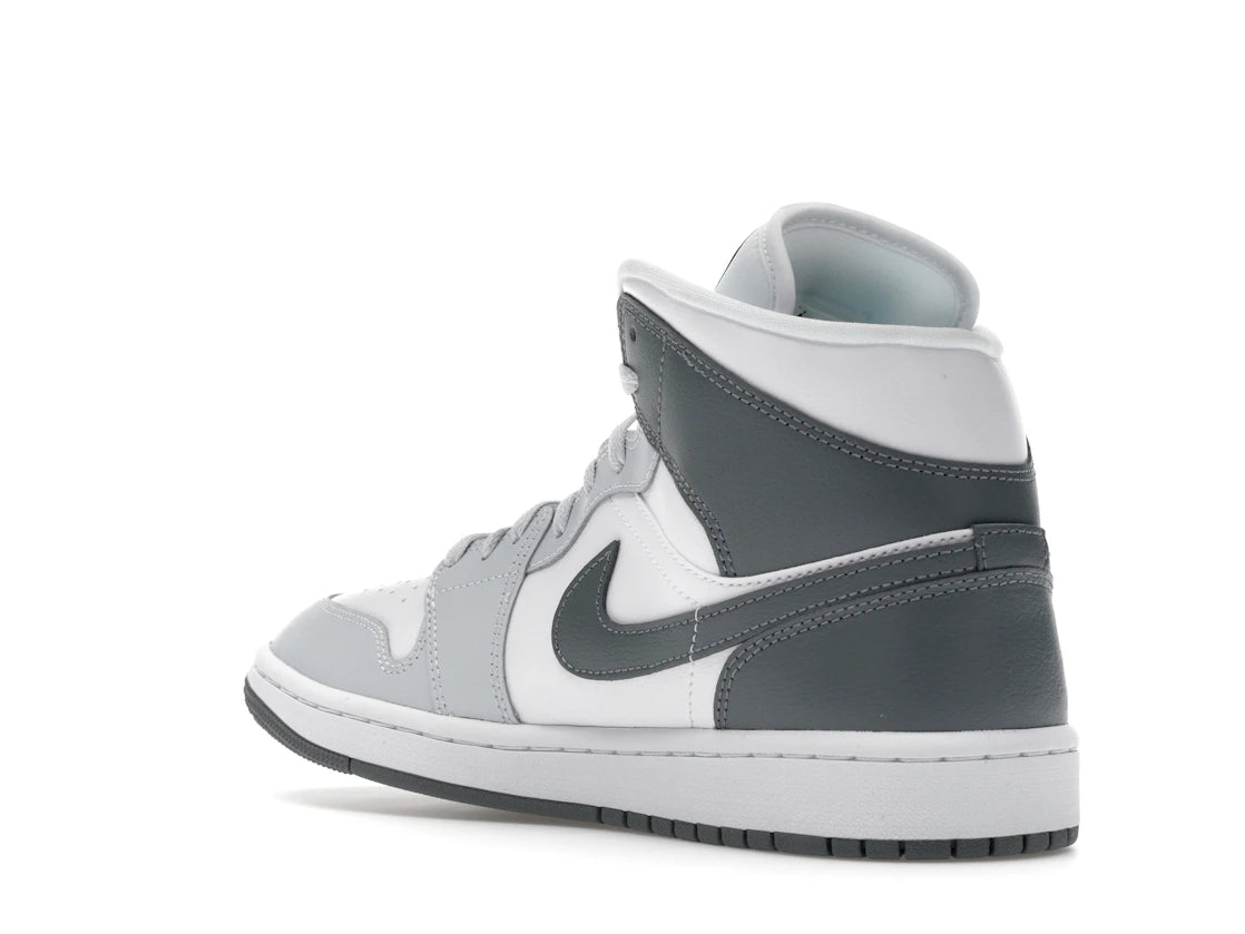 Jordan 1 Mid White Smoke Grey (Women's) - vue secondaire B