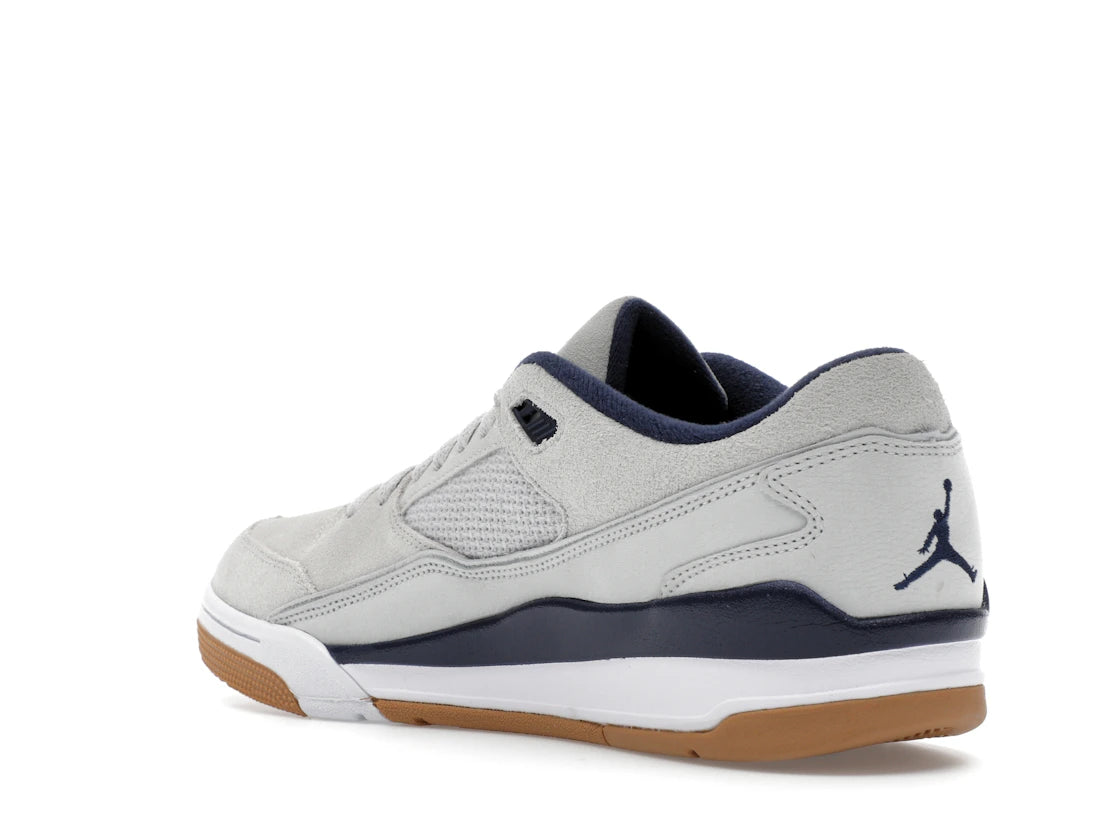 Jordan Flight Court Neutral Grey White Gum Light Brown Midnight Navy - vue secondaire B