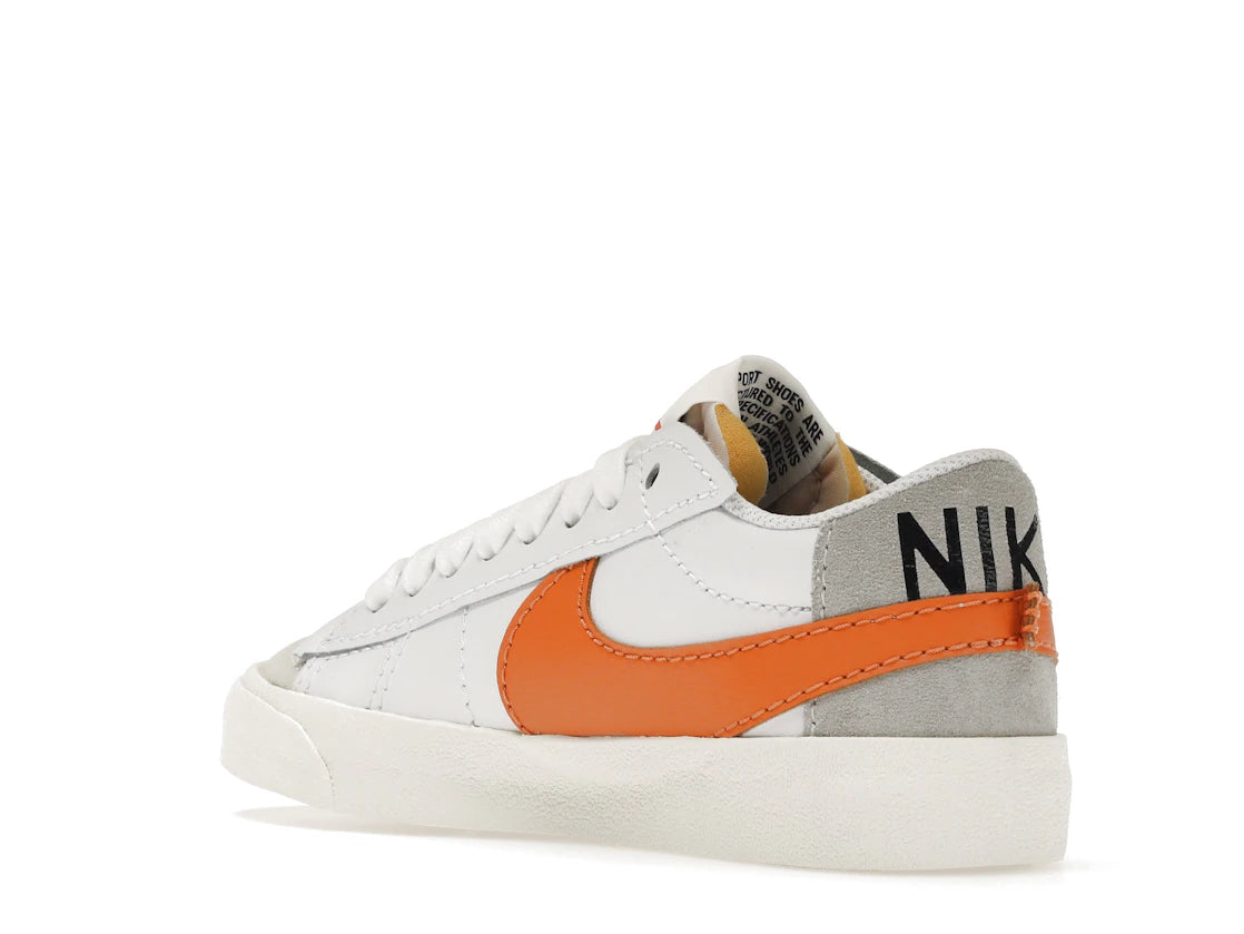 Nike Blazer Low 77 Jumbo White Alpha Orange Sail - vue secondaire B