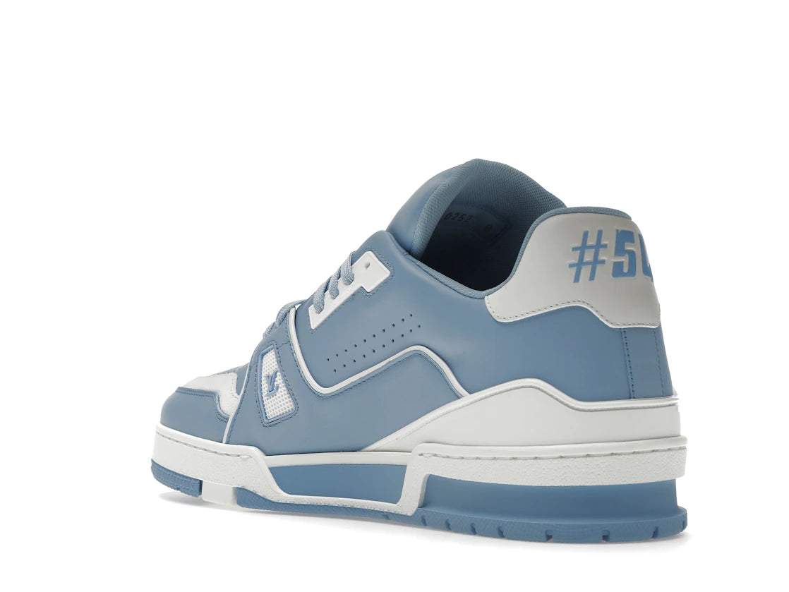 Louis Vuitton LV Trainer #54 Light Blue White - vue secondaire B