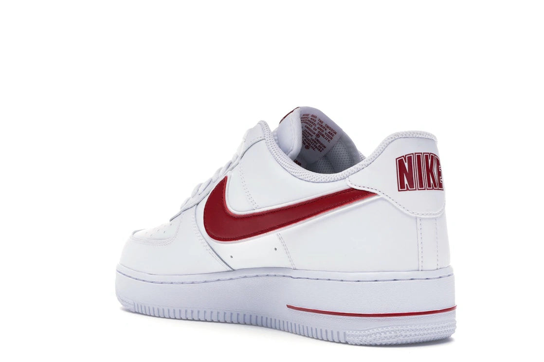 Nike Air Force 1 Low White Gym Red - vue secondaire B