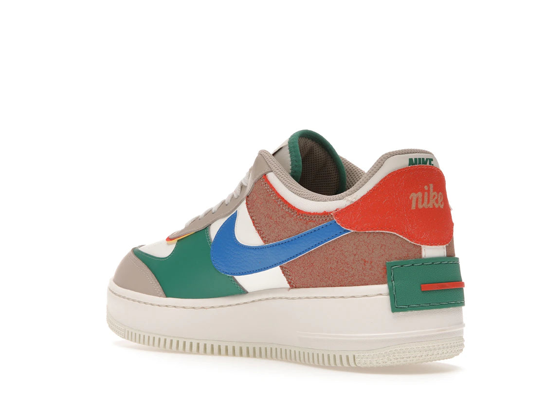 Nike Air Force 1 Low Shadow Sail Signal Blue Green (Women's) - vue secondaire B