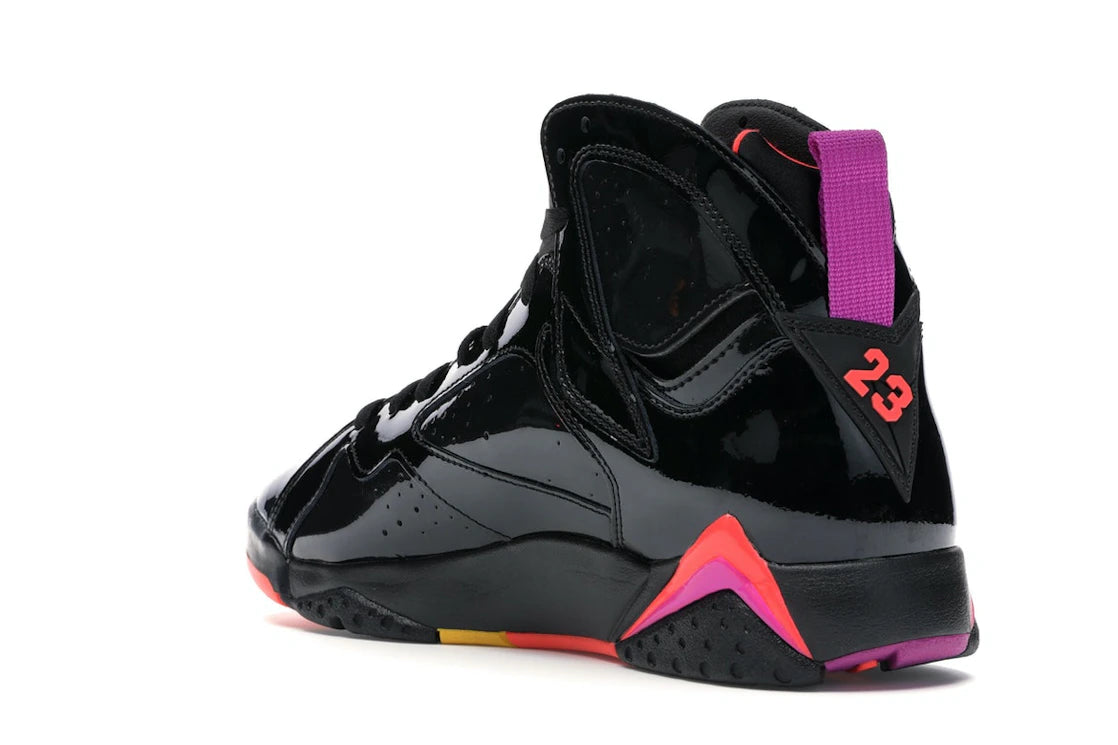 Jordan 7 Retro Black Patent (Women's) - vue secondaire B
