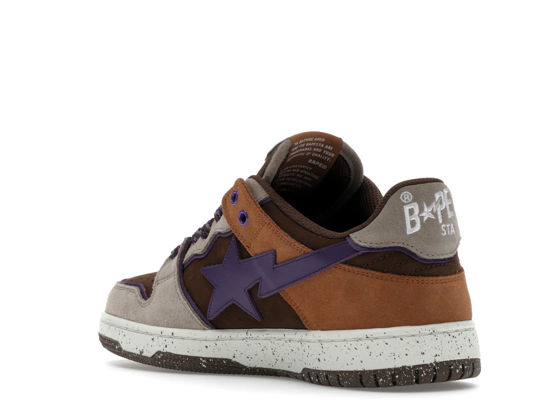 A Bathing Ape Sk8 Sta #7 M2 Brown Purple - vue secondaire B