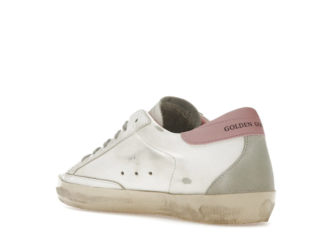 Golden Goose Super-Star Weiß Hellrosa (Damen) - vue secondaire B
