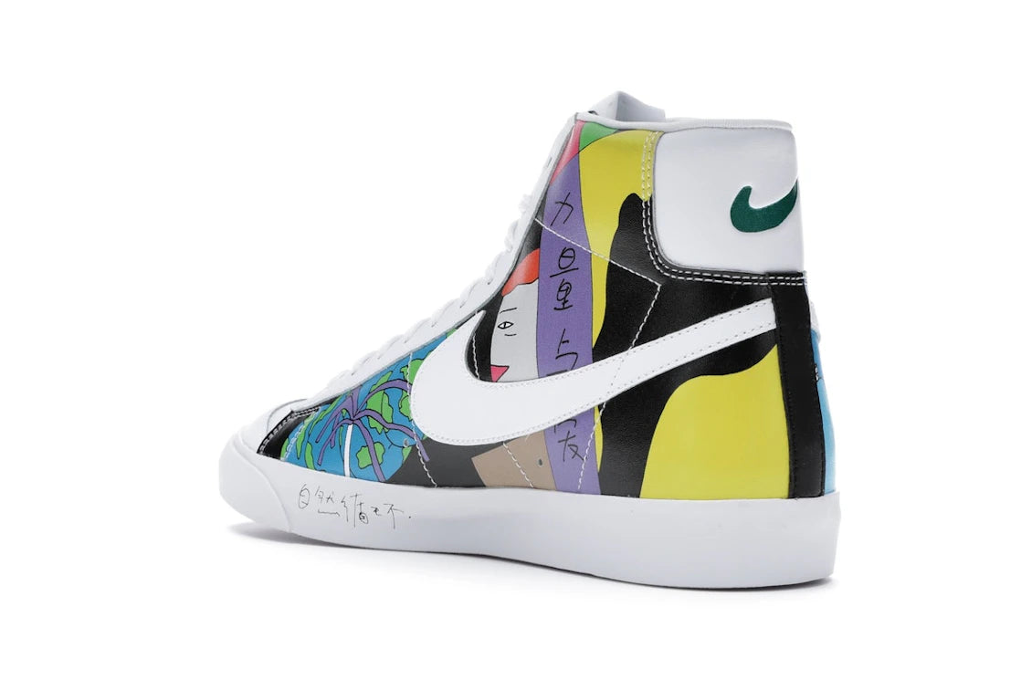 Nike Blazer Mid 77 Flyleather Ruohan Wang - vue secondaire B