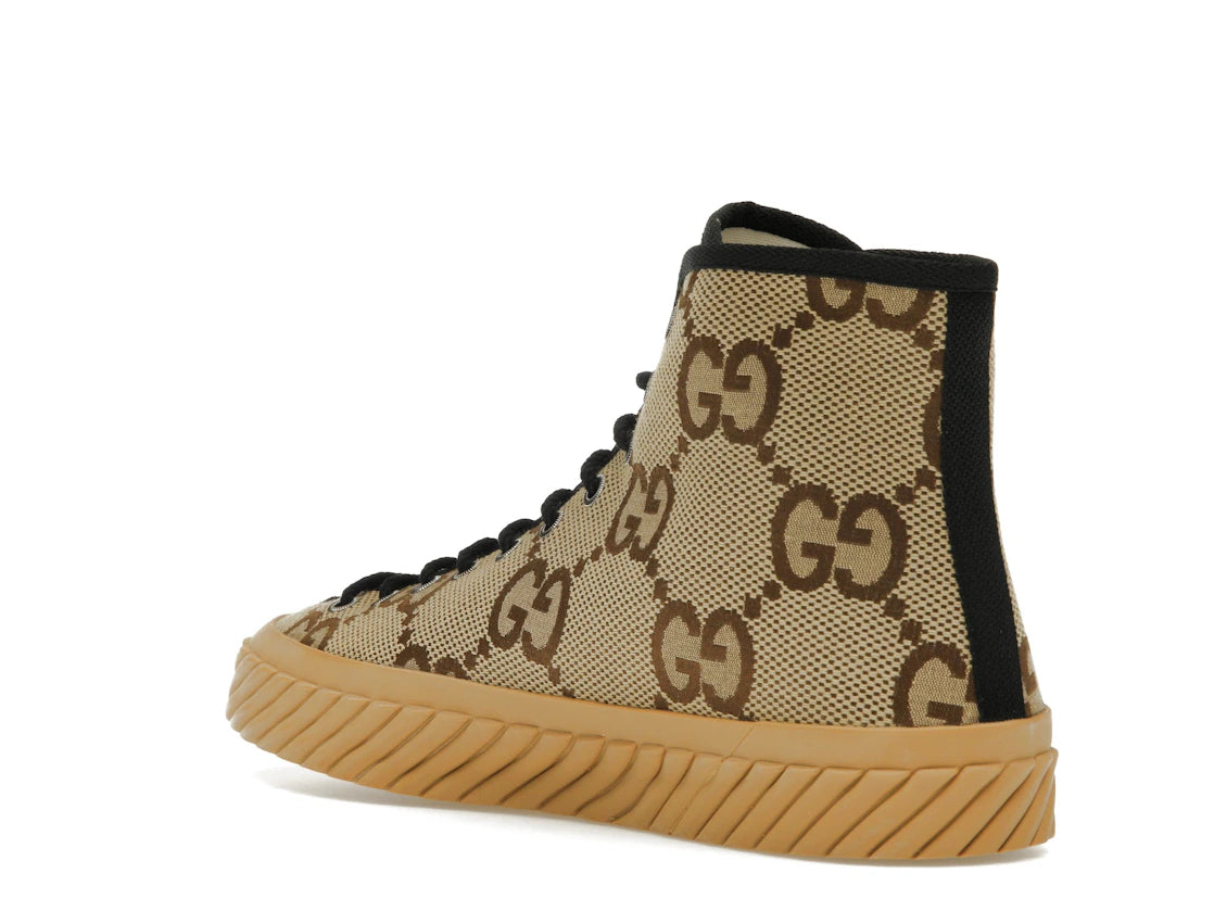 Gucci Maxi GG High Top Beige Ebony - vue secondaire B