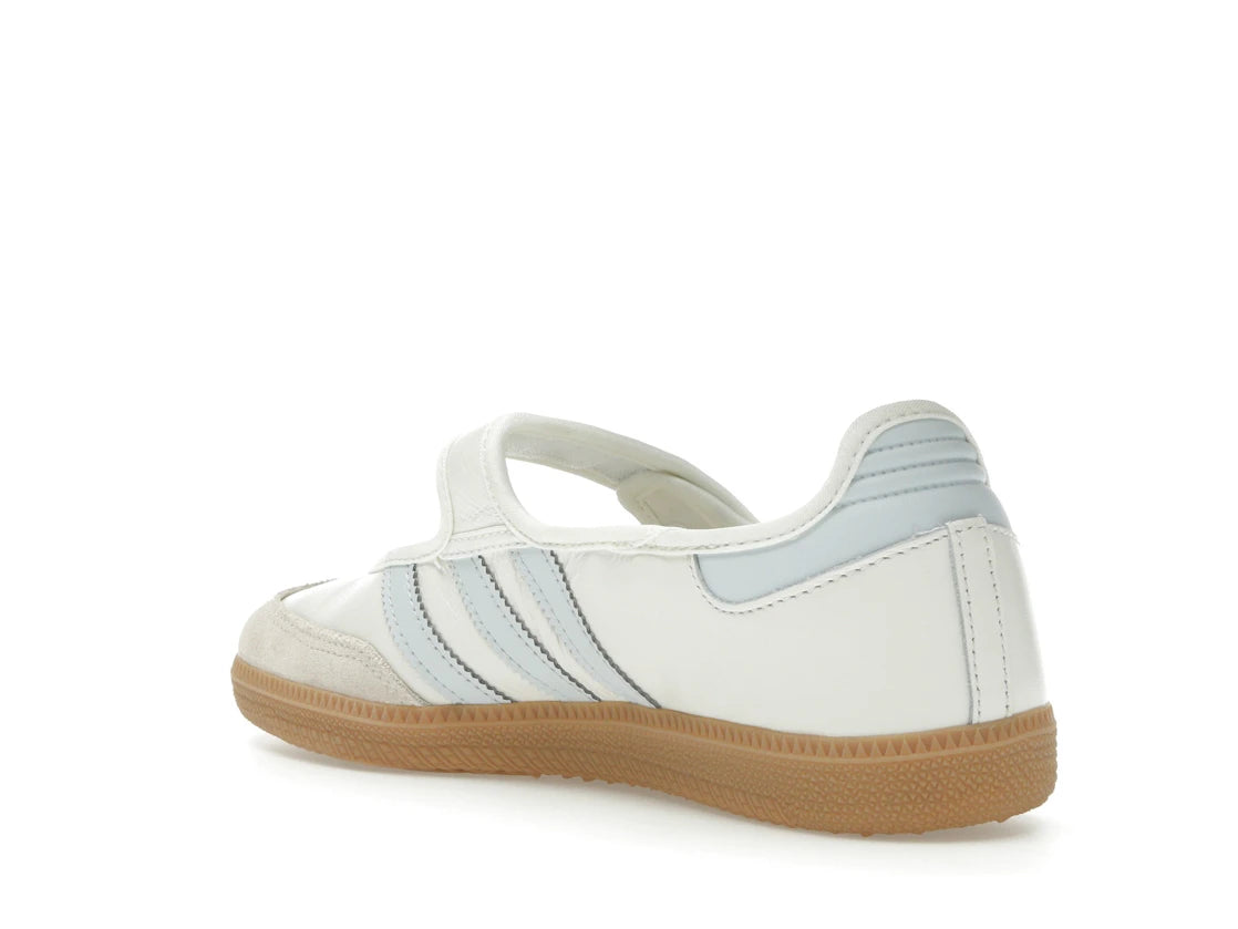 adidas Samba Jane Weiß Blau Gummi (Damen) - vue secondaire B