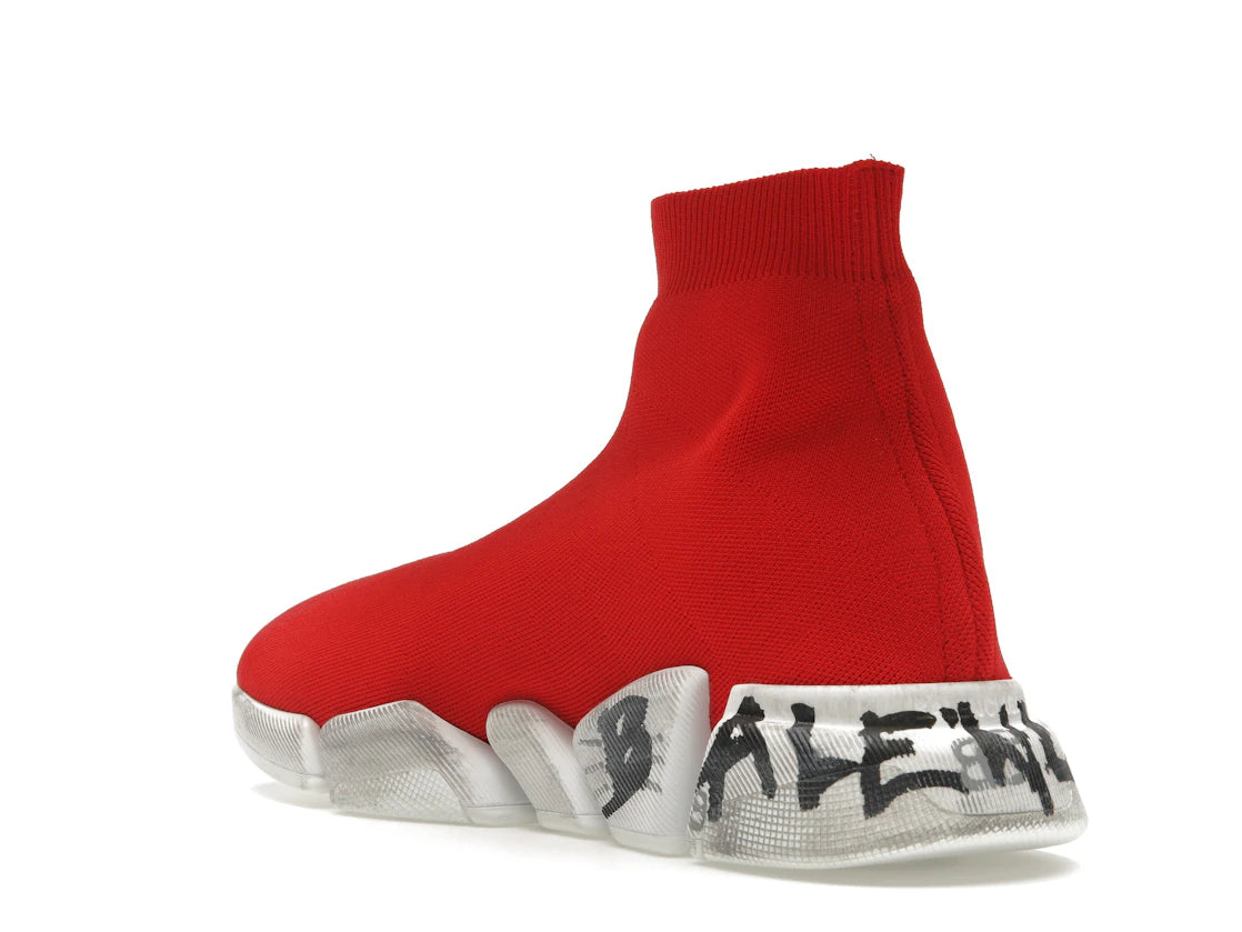 Balenciaga Speed 2.0 Graffiti Red White - vue secondaire B