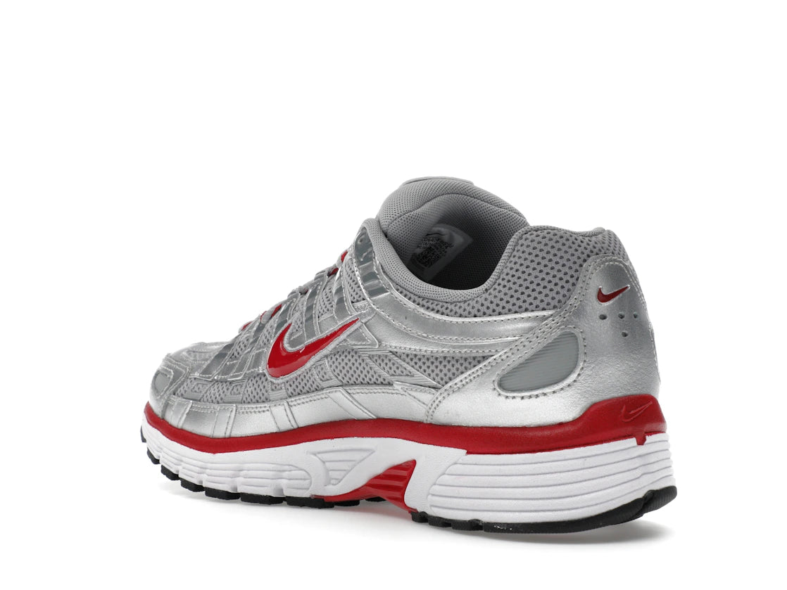 Nike P-6000 Metallic Silver Gym Red - vue secondaire B