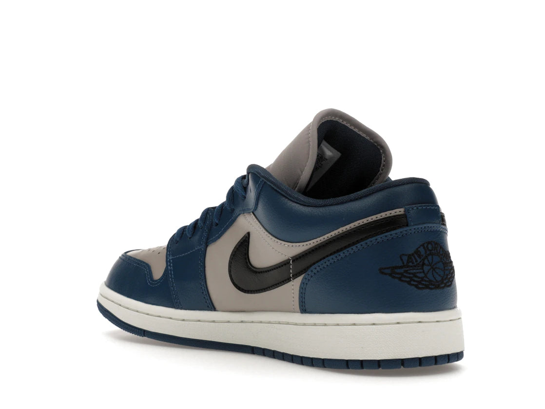 Jordan 1 Low French Blue College Grey (Women's) - vue secondaire B
