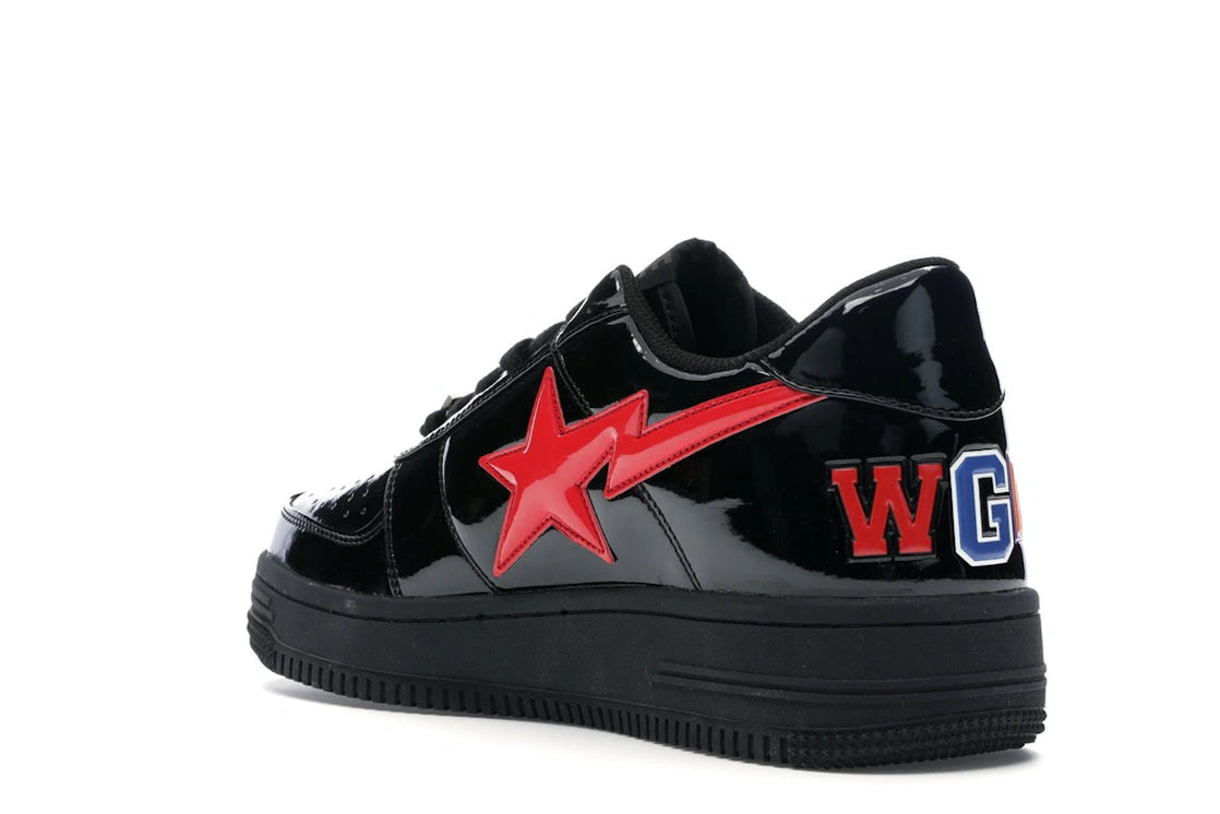 A Bathing Ape Bape Sta Low Shark Black - vue secondaire B