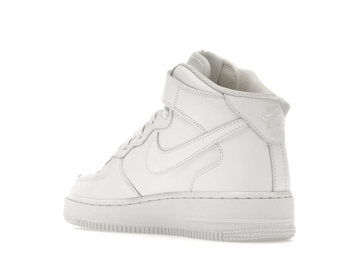 Nike Air Force 1 Mid Triple White (Women's) - vue secondaire B