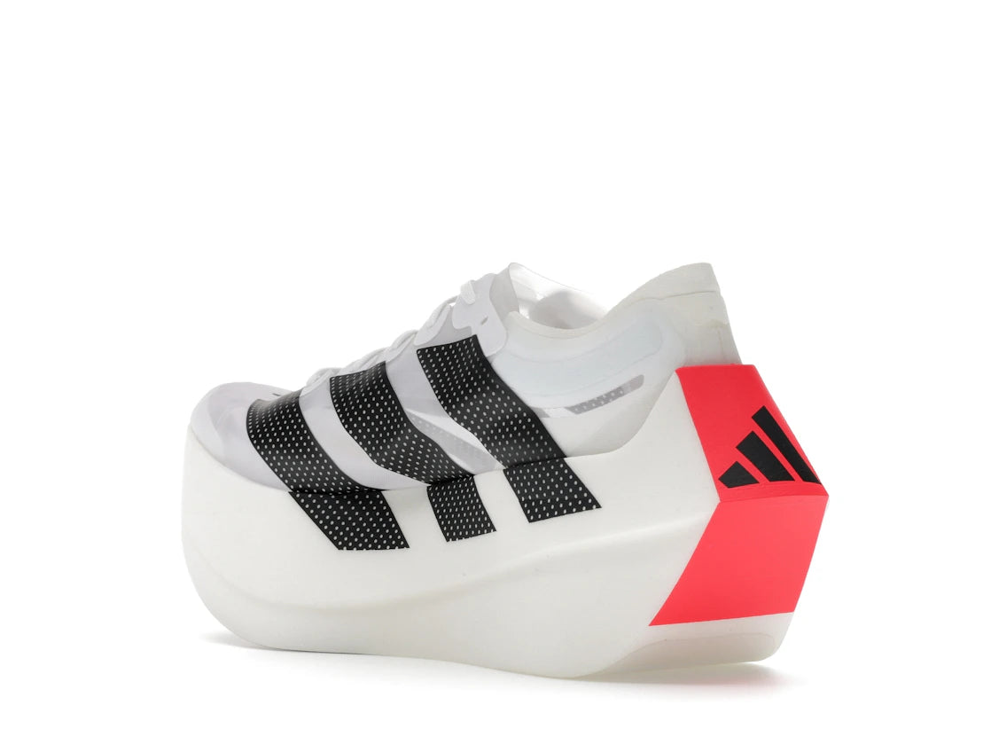 adidas Adizero Evo X White Black Lucid Red - vue secondaire B