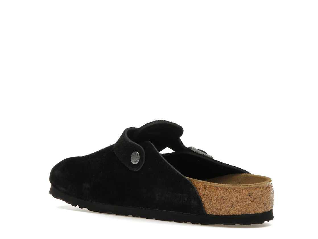 Birkenstock Boston Suede Black - vue secondaire B