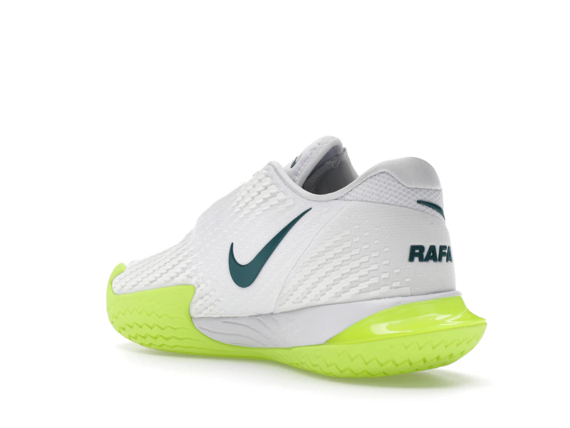 Nike Court Zoom Vapor Cage 4 Rafa White Volt Geode Teal - vue secondaire B