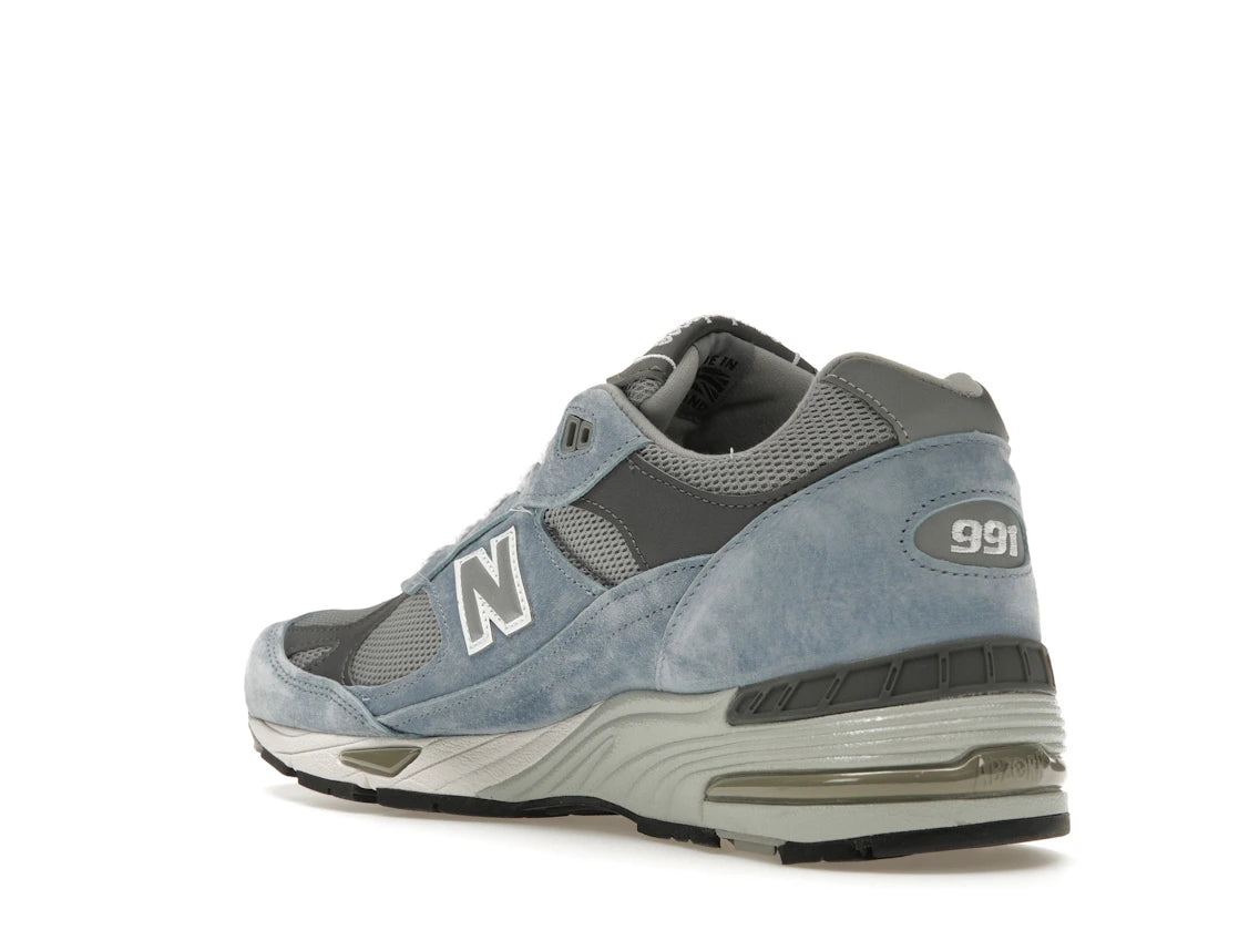 New Balance 991 MiUK Dusty Blue Alloy Smoked Pearl - vue secondaire B