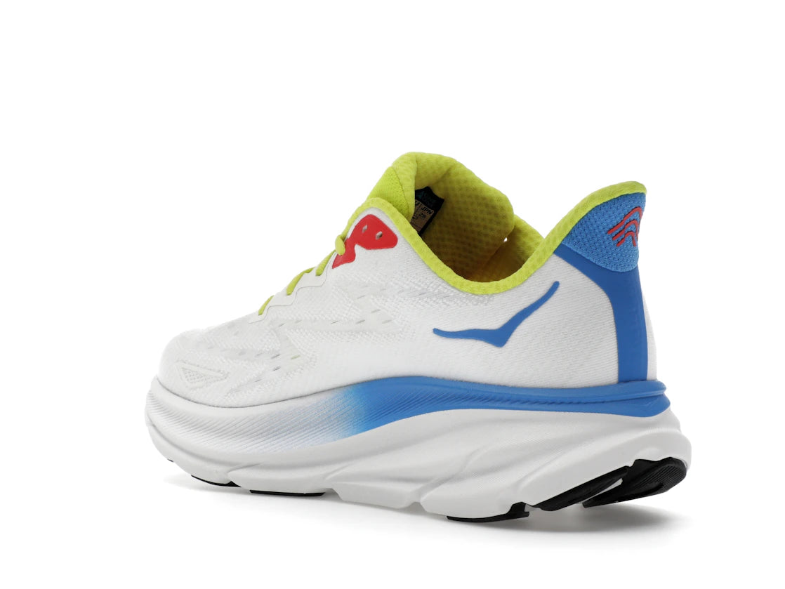 Hoka One One Clifton 9 Blanc De Blanc Virtual Blue - vue secondaire B