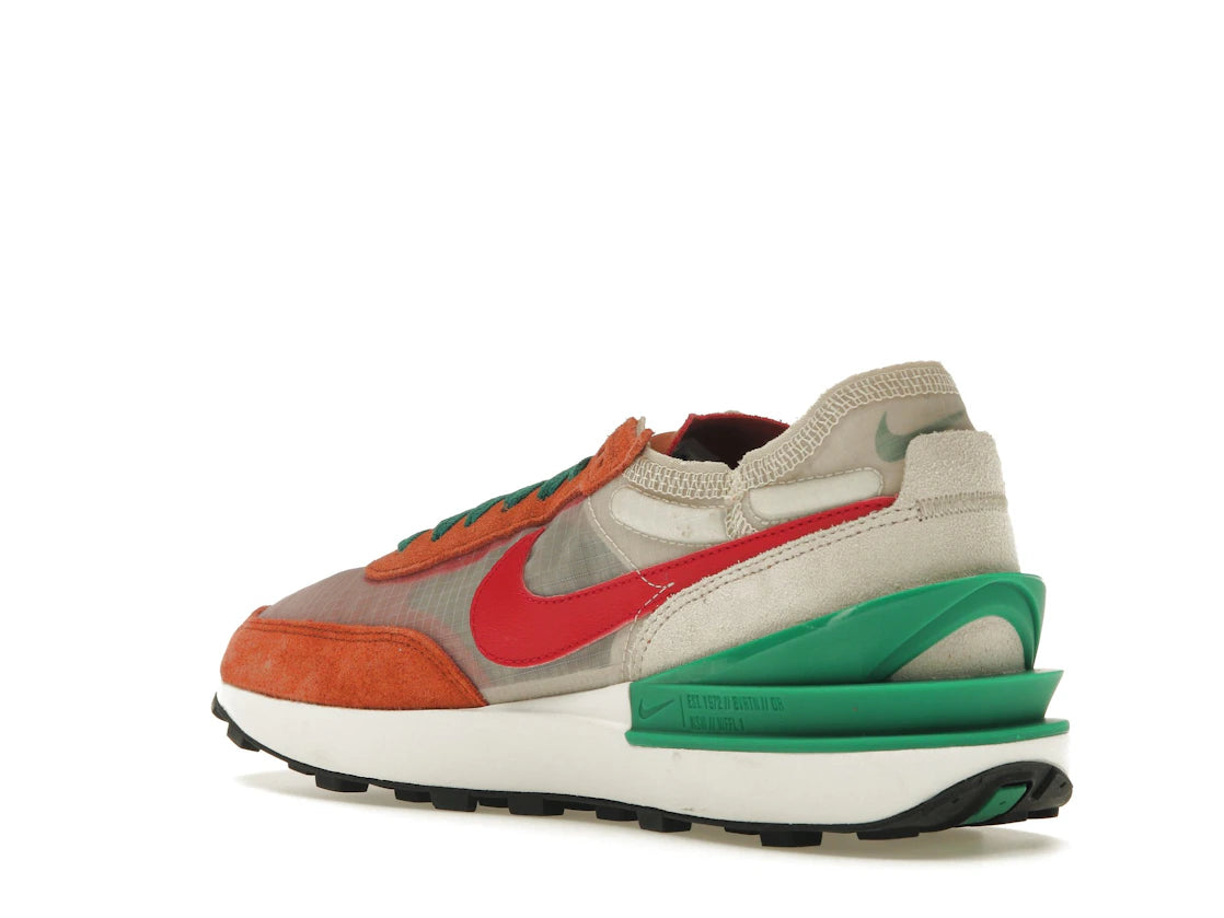 Nike Waffle One Burnt Sunrise Light Orewood Brown Malachite Mystic Hibiscus (Women's) - vue secondaire B