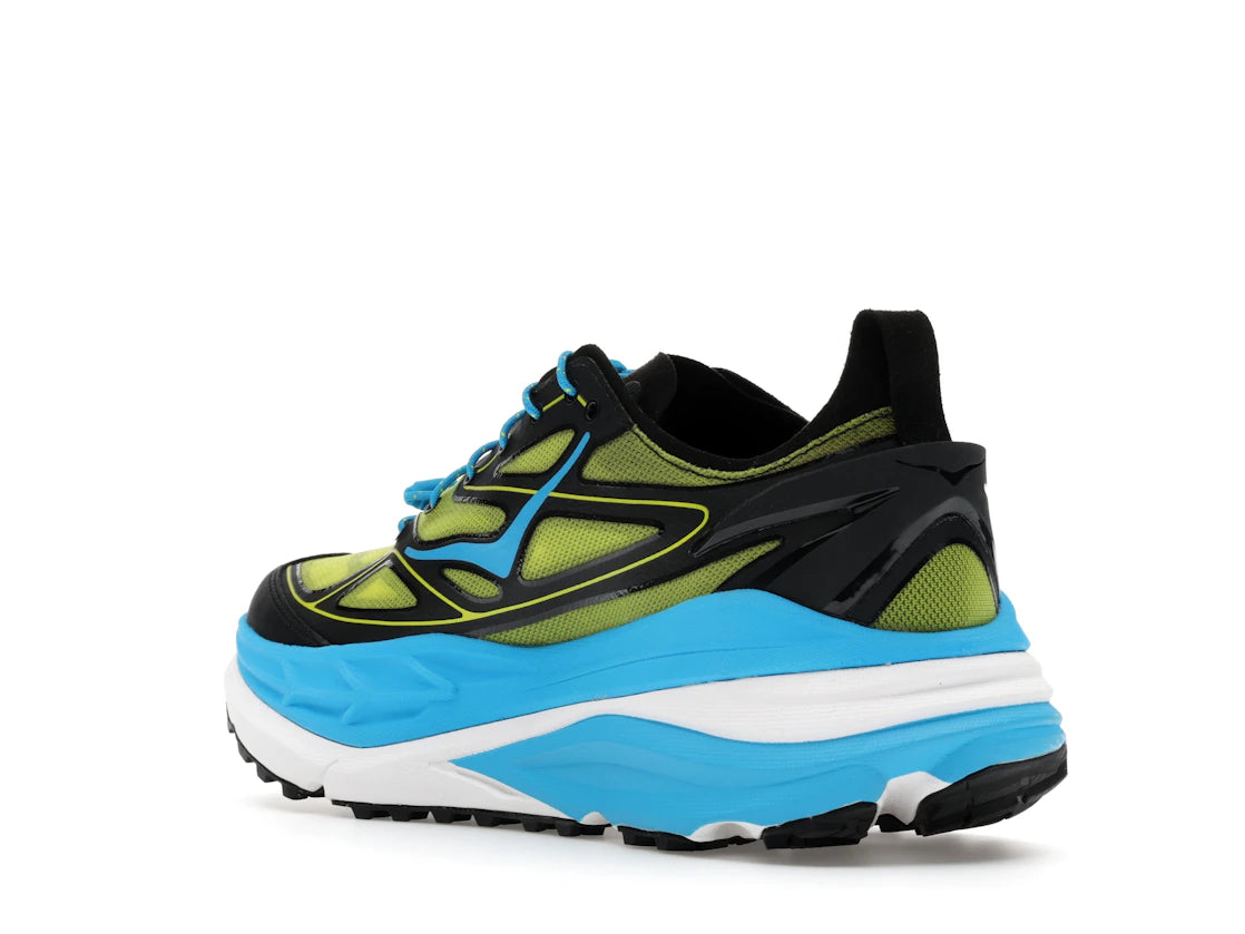 Hoka One One Stinson One7 Black Skyward Blue - vue secondaire B