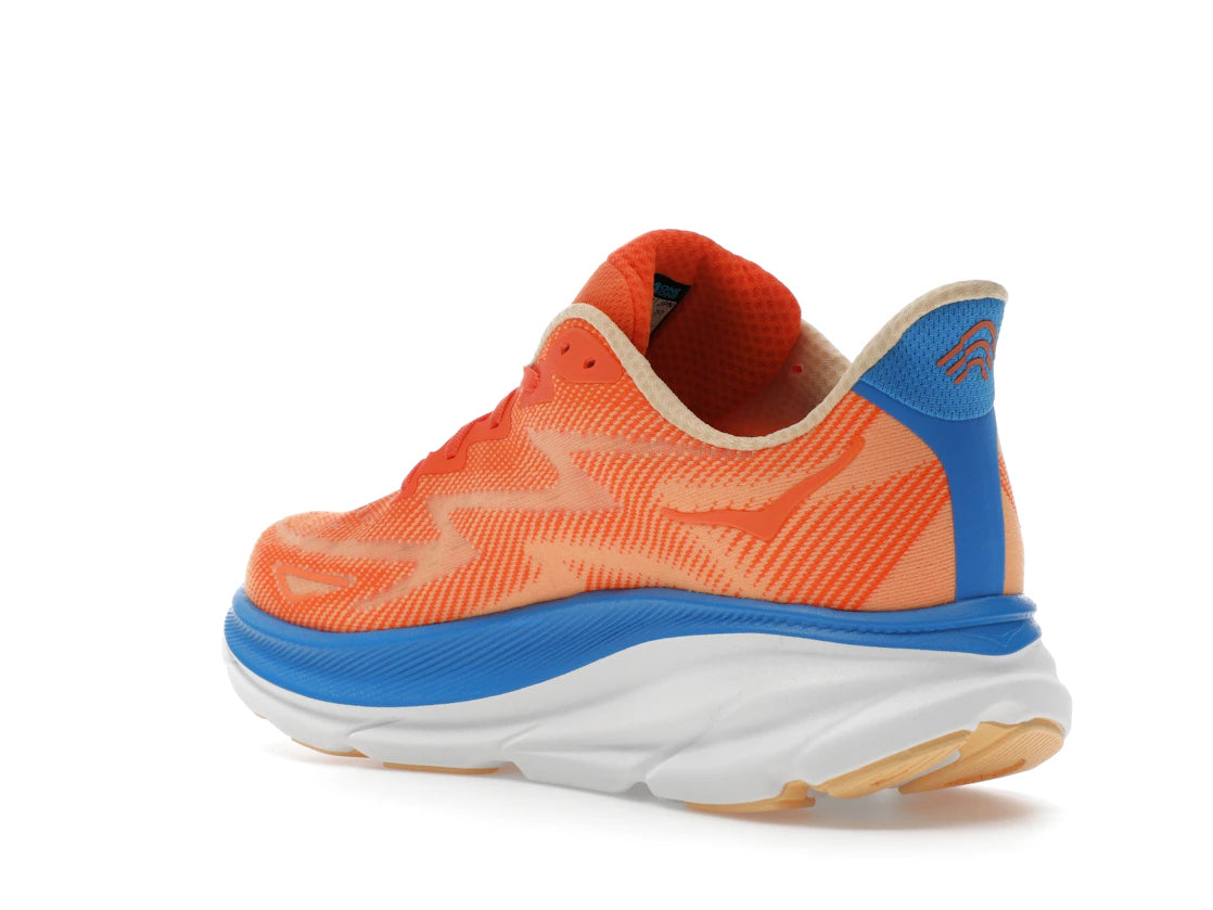 Hoka One One Clifton 9 Vibrant Orange - vue secondaire B
