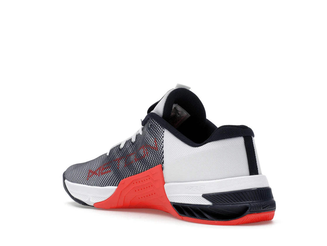 Nike Metcon 8 White Crimson Obsidian - vue secondaire B
