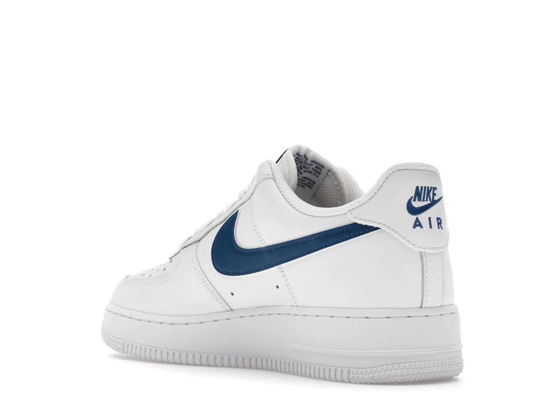 Nike Air Force 1 Low '07 White Court Blue - vue secondaire B