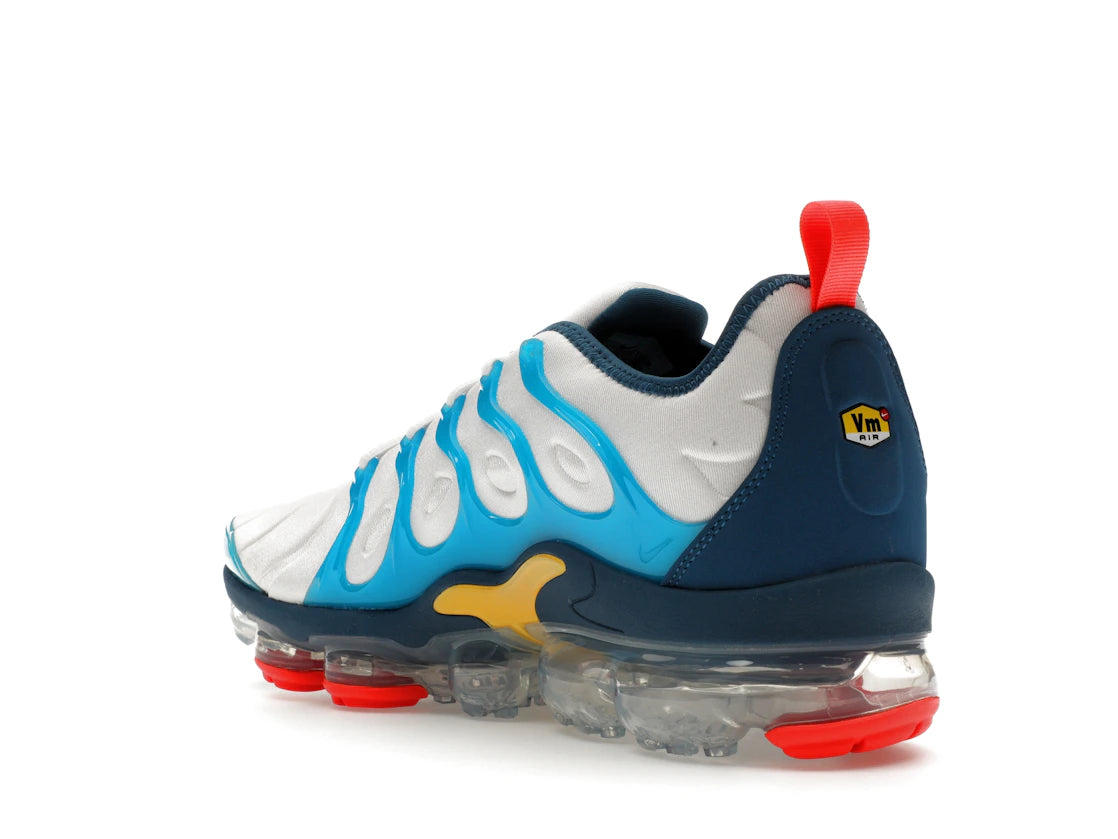 Nike Air VaporMax Plus White Citron Pulse Industrial Blue - vue secondaire B