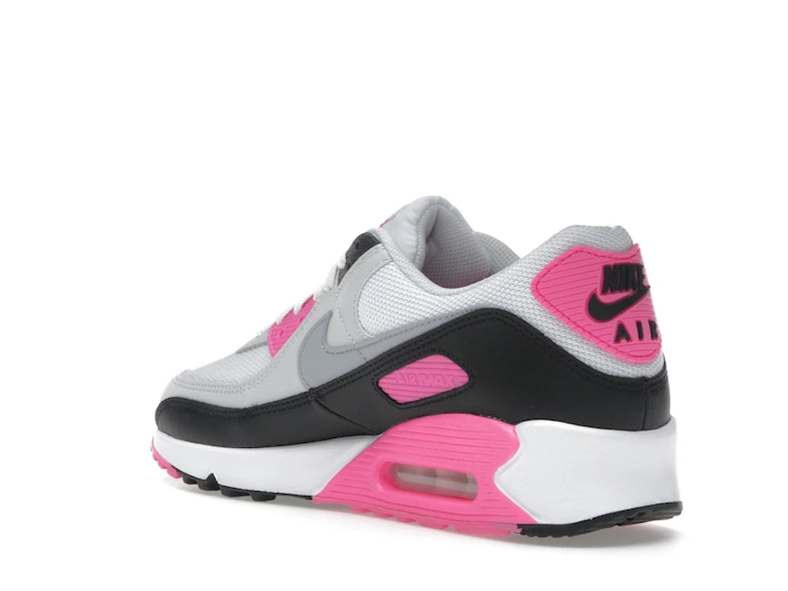 Nike Air Max 90 White Pink Glow Wolf Grey (Women's) - vue secondaire B