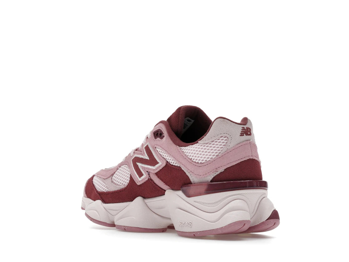 New Balance 9060 Pink Granite Washed Burgundy (GS) - vue secondaire B